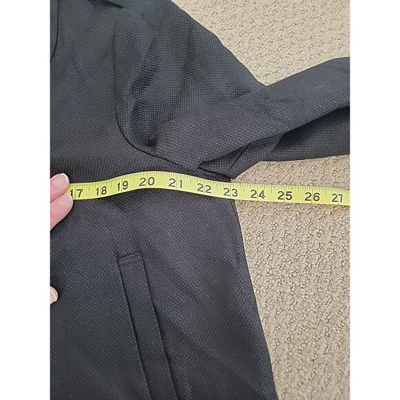 Nygard Collection Black Linen Blazer Jacket Women's 14 - Picture 9 of 12